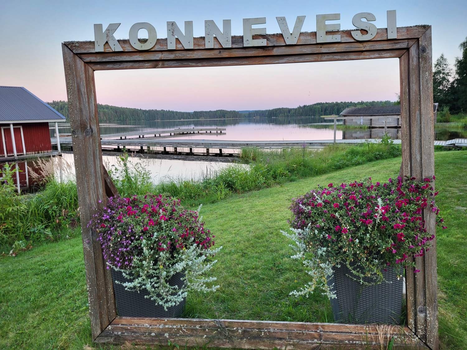 Konnevesi, Finnland — Kemping in Konnevesi