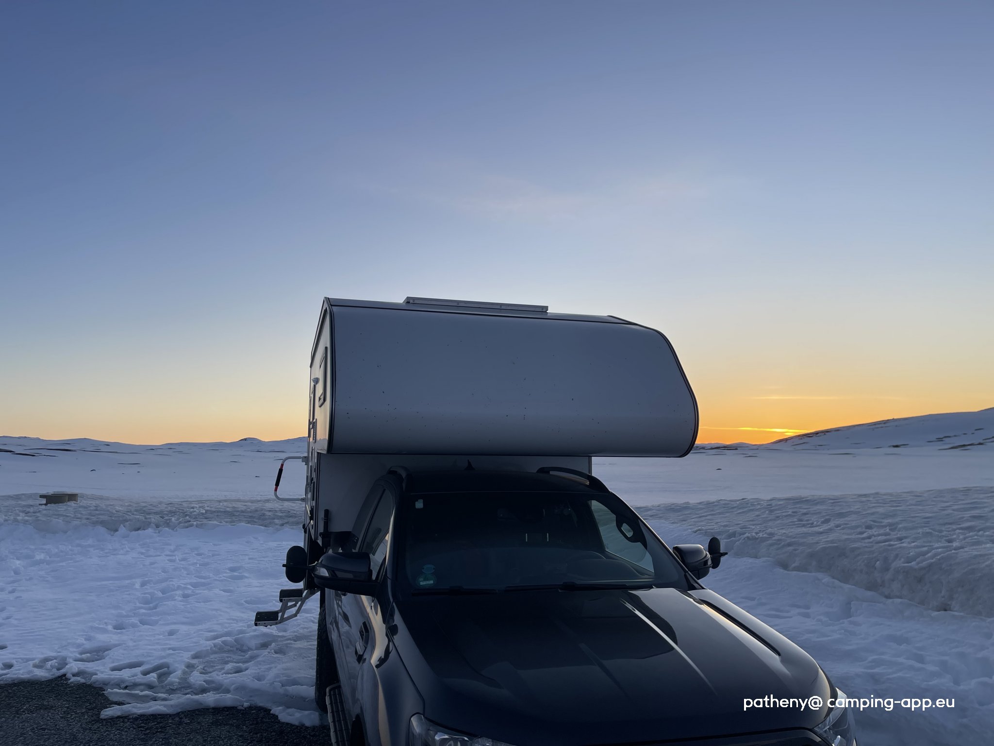 Hardangervidda — Overnatnings‑parkering in Eidfjord