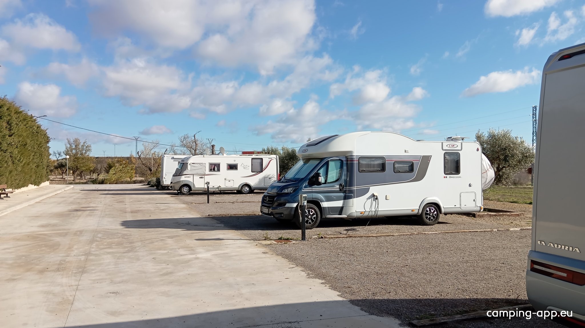 Pozuelo de Aragon — Area di sosta in Pozuelo de Aragón