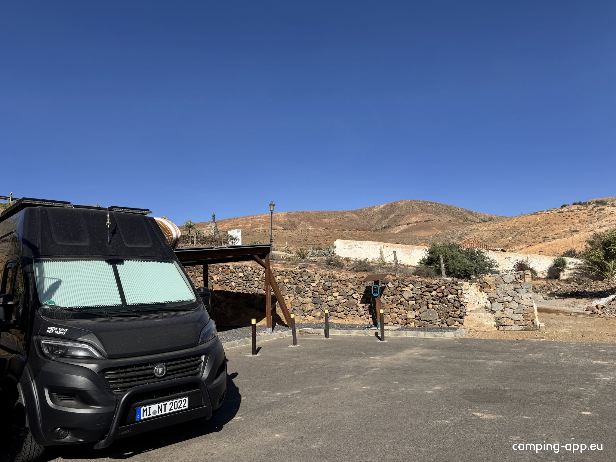 Stellplatz Betancuria — Sítio para autocaravanas in Betancuria