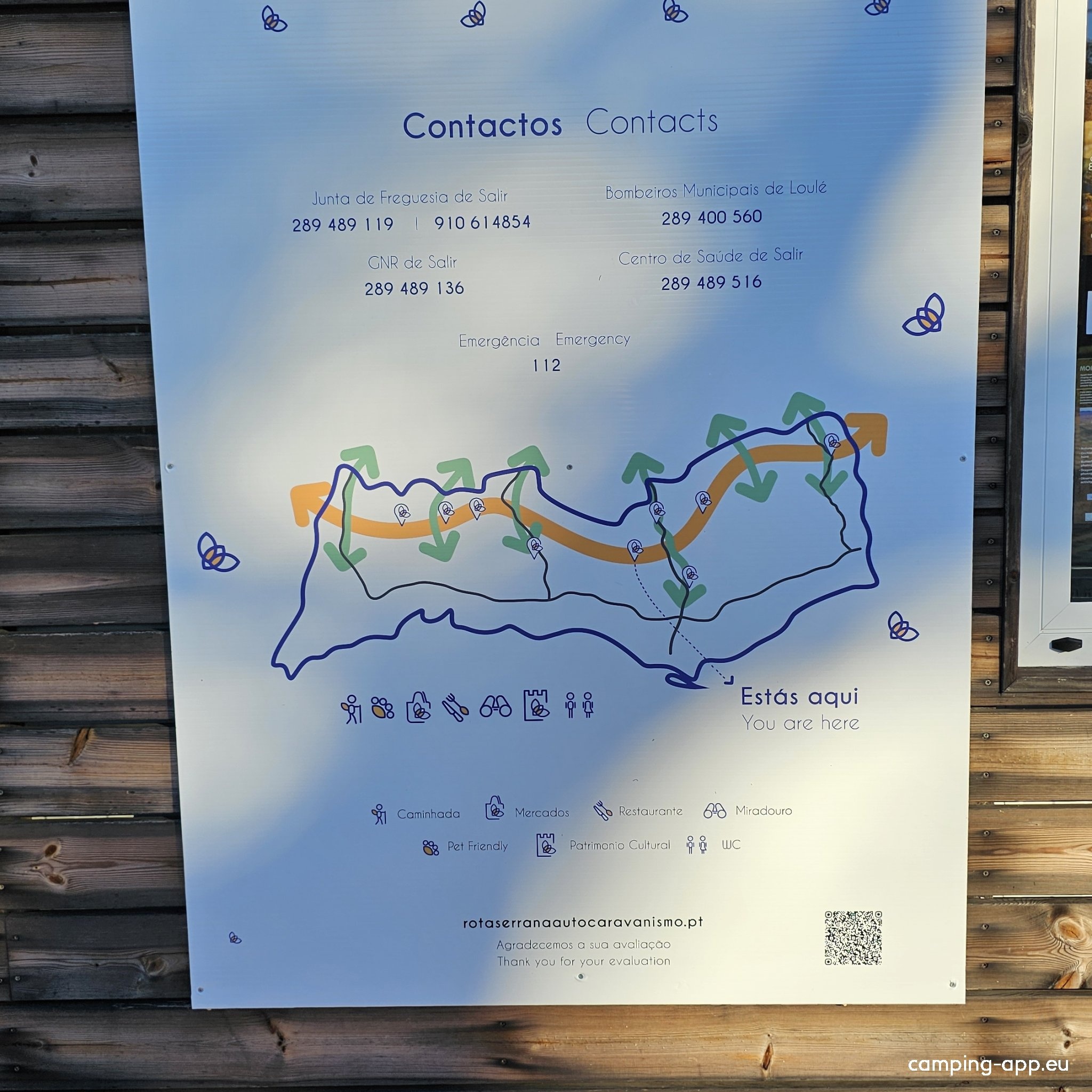 Area de Servico de Autocaravanismo Salir — Sp. parking dla kamperów in Loulé