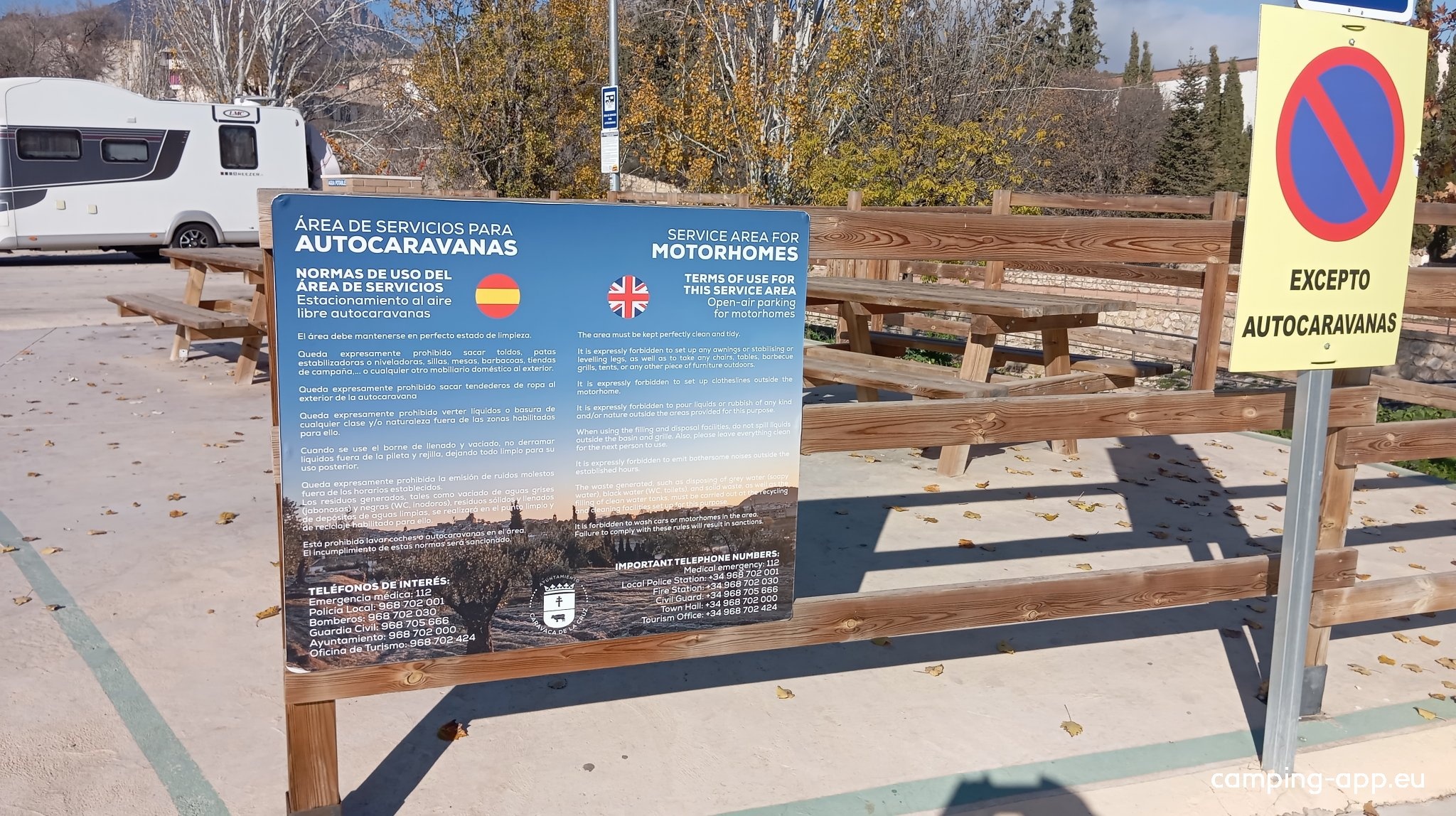 Caravaca de la Cruz — Stellplatz in Caravaca de la Cruz