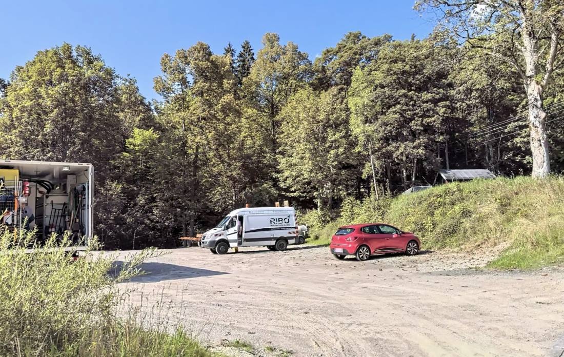 Stellplatz Bayrischzell — Sítio para autocaravanas in Bayrischzell