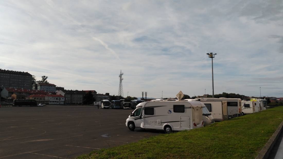 Stellplatz Salgueiriños Santiago de Compostela — Aire camping car in Santiago de Compostela