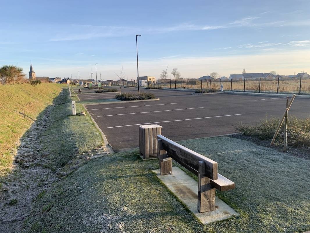 Stellplatz de Flocques (Seine Maritime) — Area Autocaravanas in Flocques