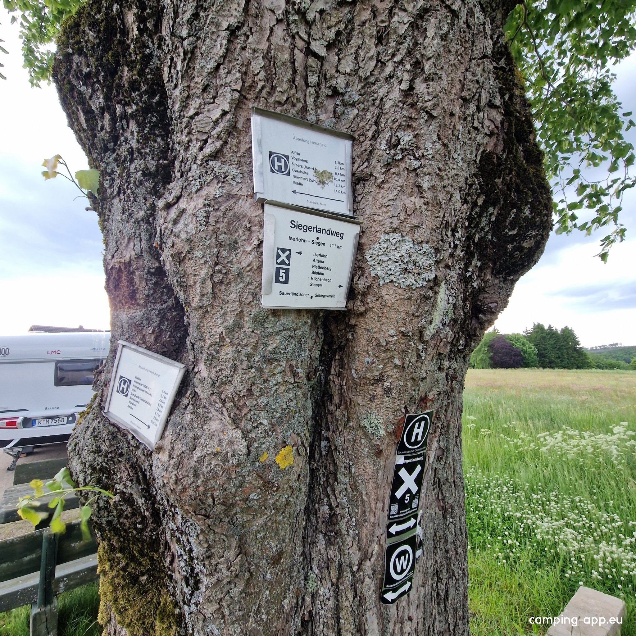 Stellplatz Rärin — Camperplaats in Herscheid