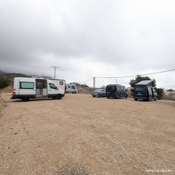 Zona de acampada de Relleu