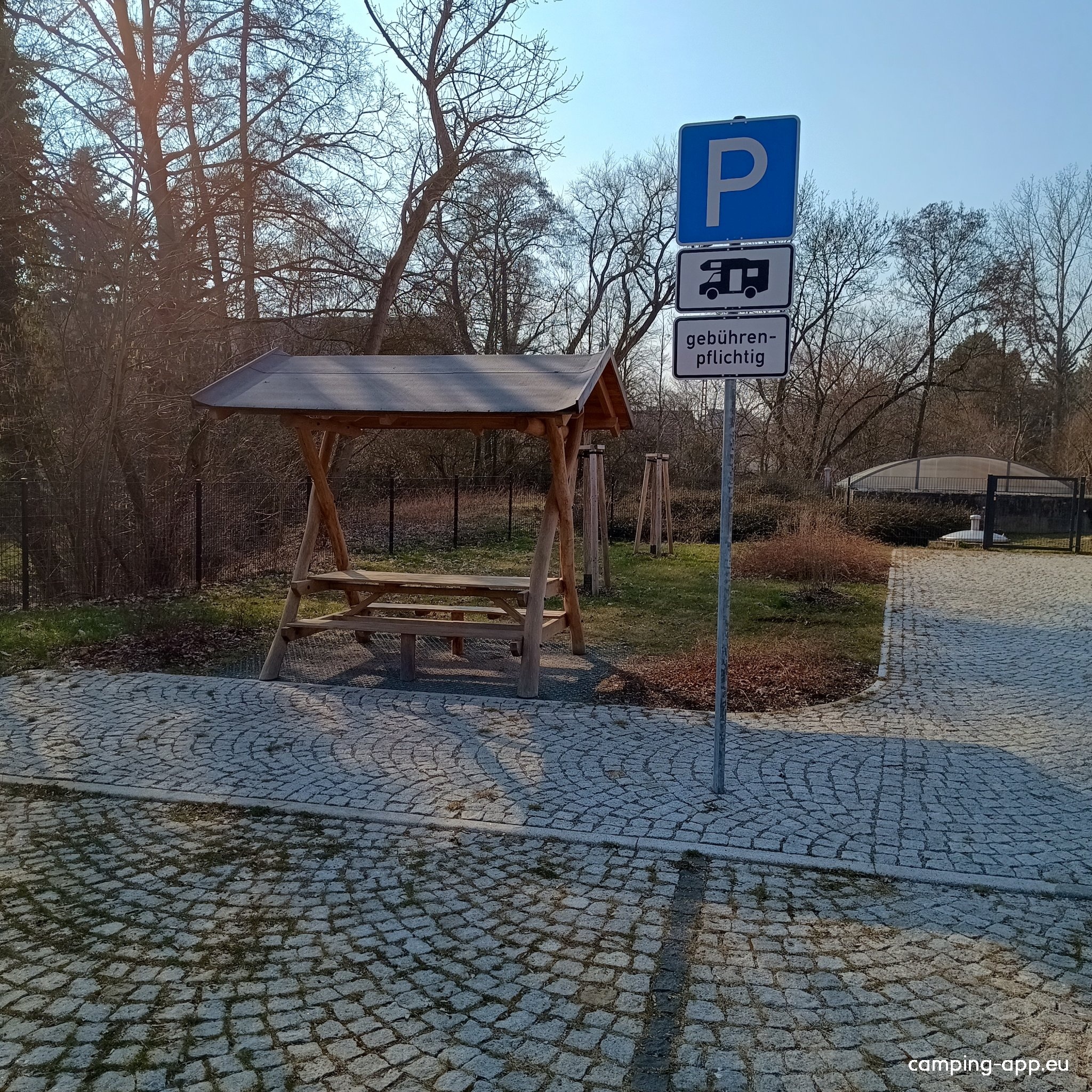 Wohnmobilstellplatz Gnandstein — Aire camping car in Frohburg