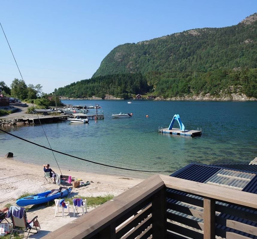 Sandvik camping, Nedstrand, Norwegen — Місце для кемпінгу in Nedstrand