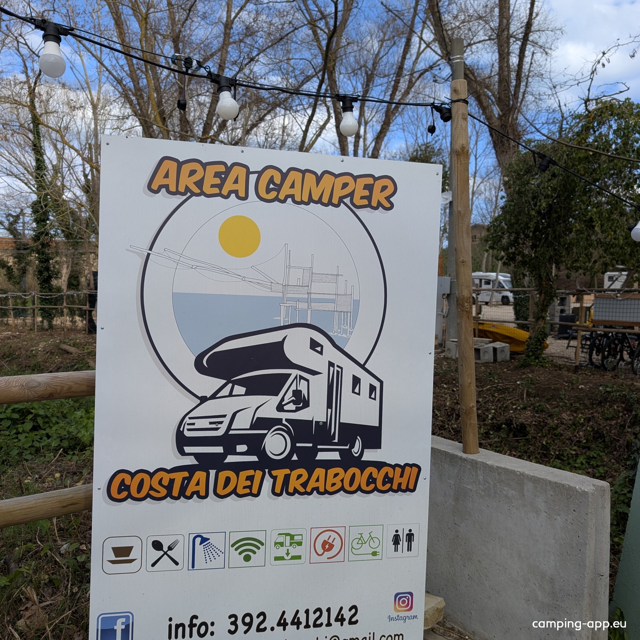 Costa dei Trabocchi — Місце для кемперів in Rocca San Giovanni CH