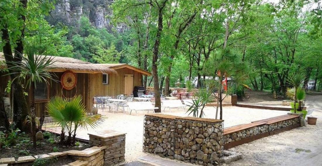 Camping Ran du Chabrier (FKK, naturist) — Cámping in Saint-Privat-de-Champclos