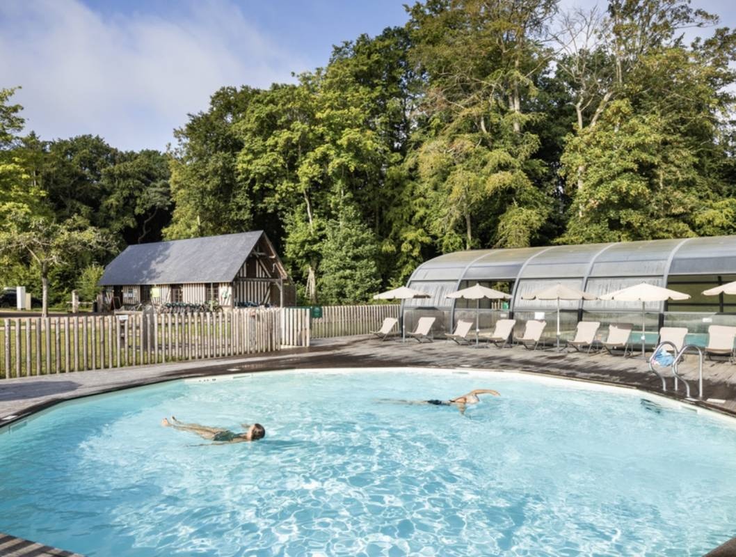 Camping Huttopia Calvados Normandie — Campingplass in Moyaux
