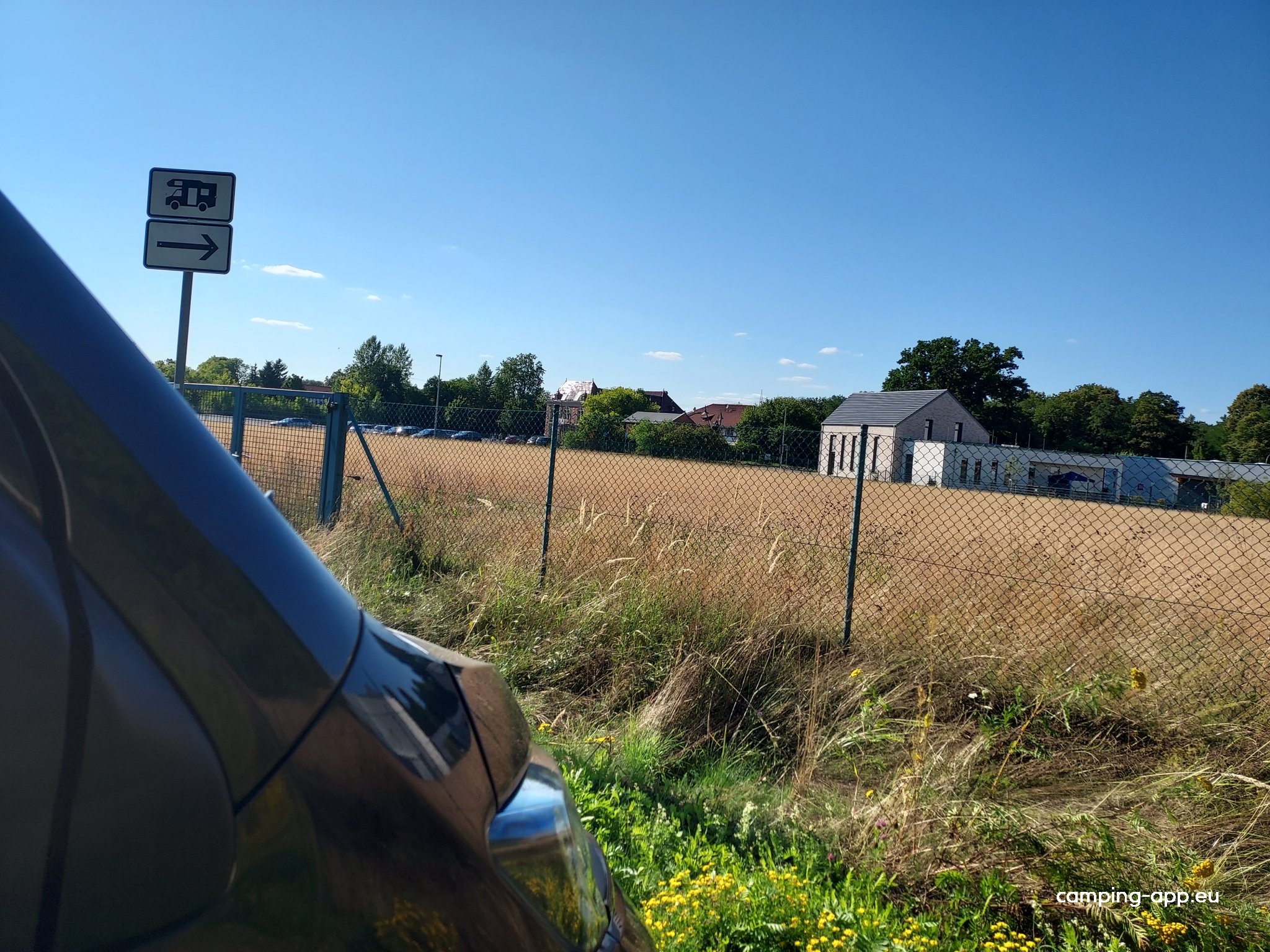Übernachtungsparkplatz Eberswalde — Parking jours et nuit in Eberswalde-Finow