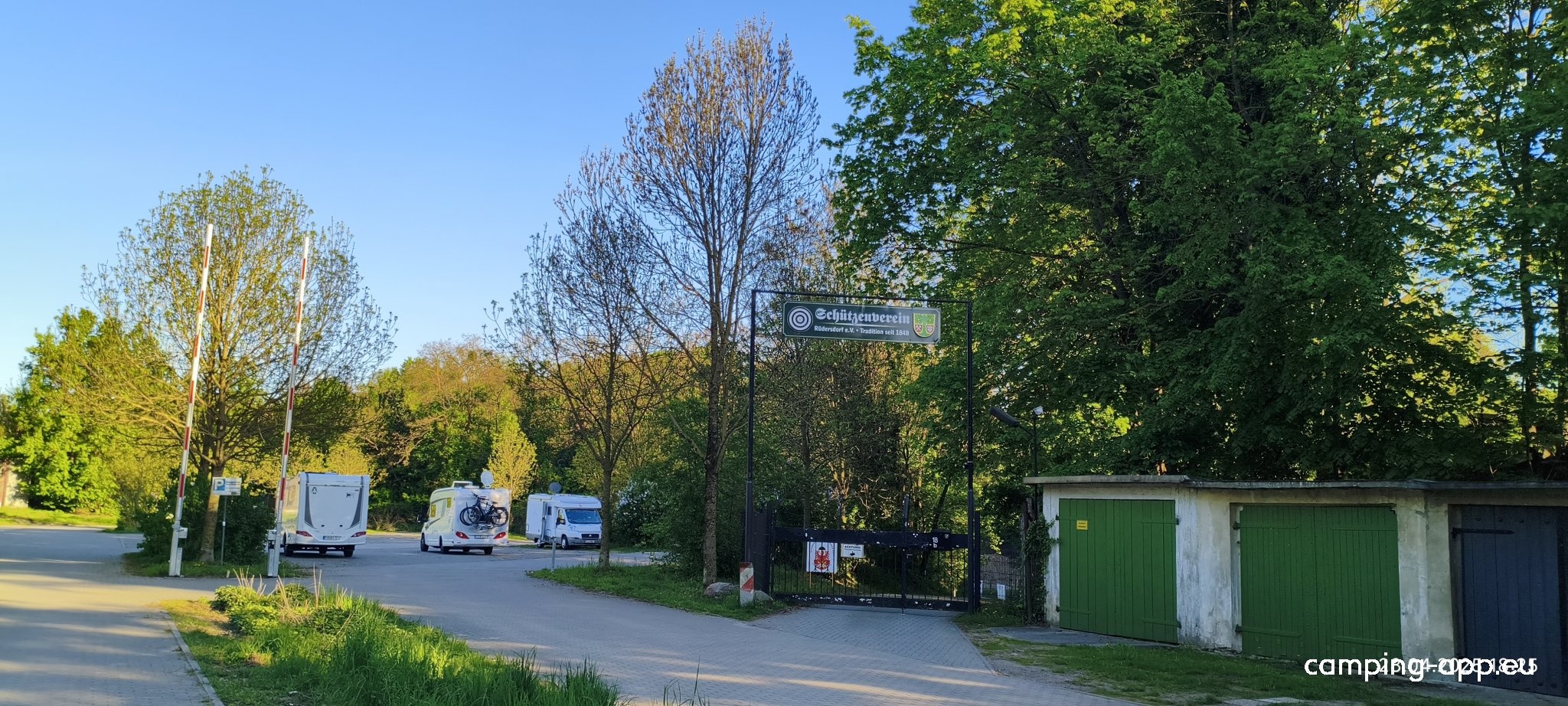 Übernachtungsparkplatz Rüdersdorf — Overnatnings‑parkering in Rüdersdorf bei Berlin