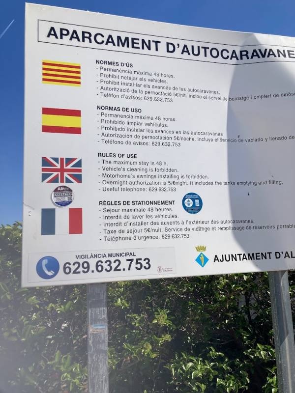 Stellplatz Alcover — Camperplads in Alcover