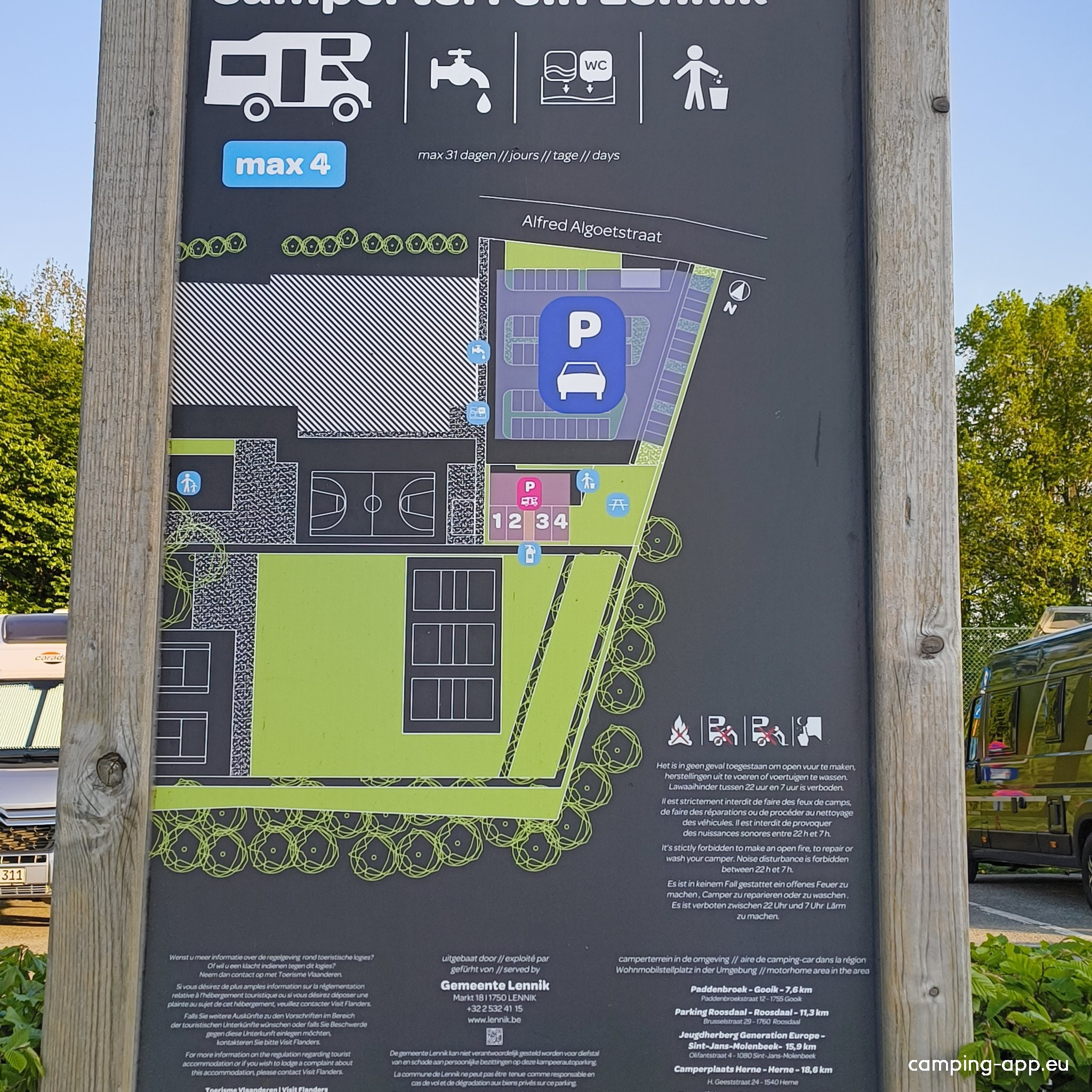 Wohnmobilstellplatz Lennik — Stellplatz in Lennik