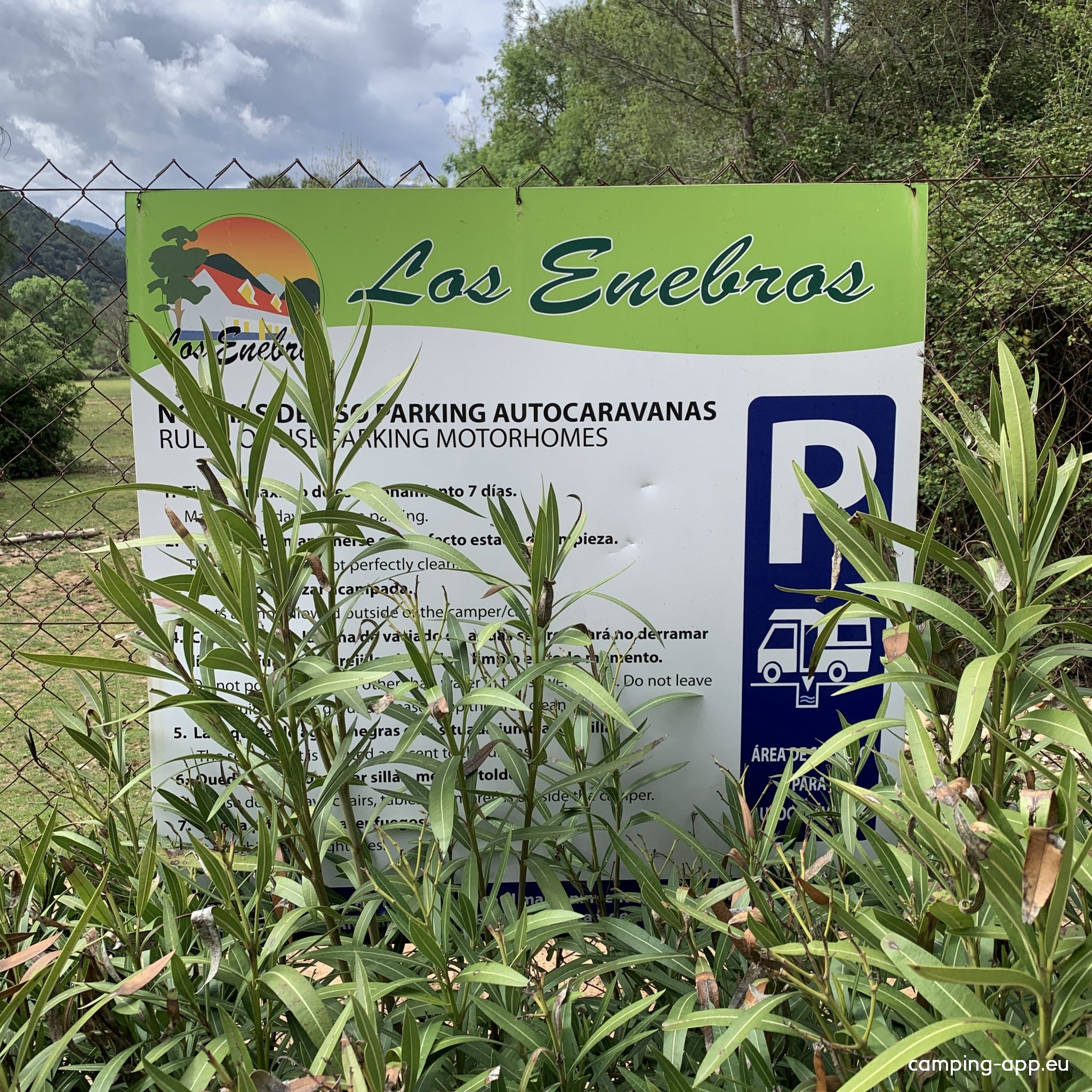 Los Enebros — Stellplatz in Arroyo Frio