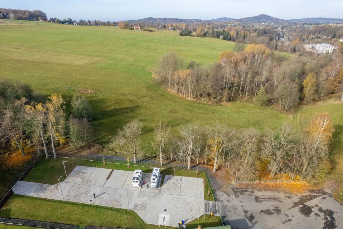 Krásná Lípa — Bobilplass in Krásná Lípa