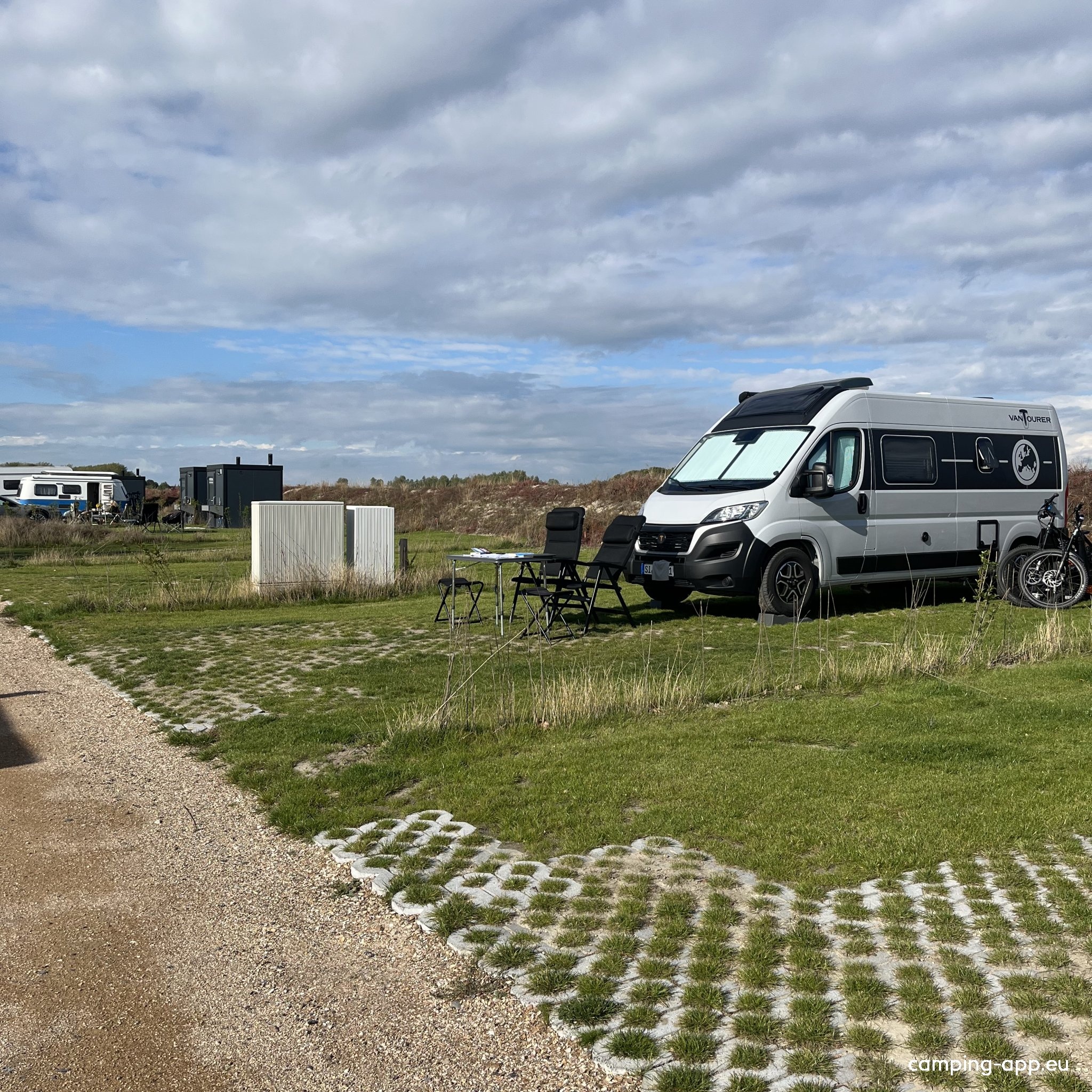 Scharendijke, Nederland — Kamp yeri in Scharendijke