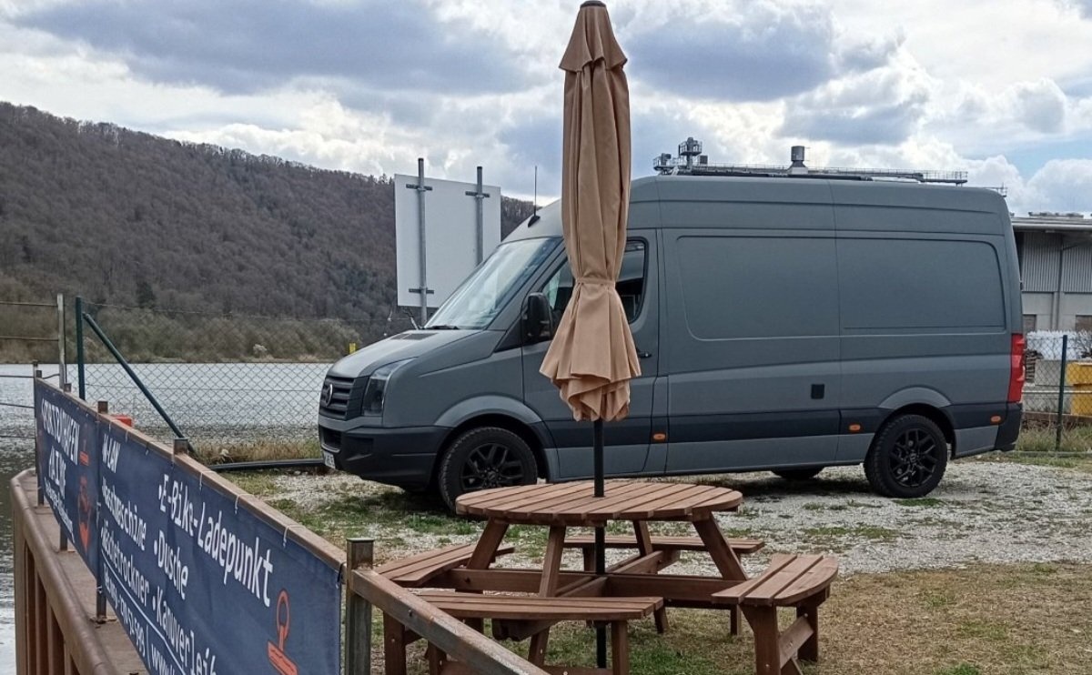 Stellplatz Sportboothafen Haidhof — Sítio para autocaravanas in Riedenburg