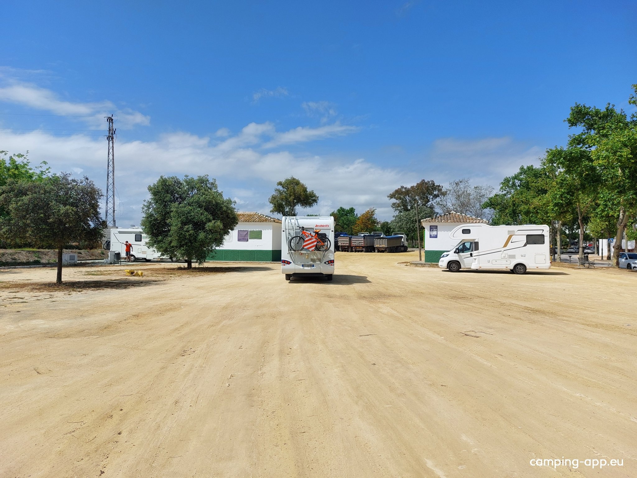 Parkplatz Jédula — Camperplads in Arcos de la Frontera