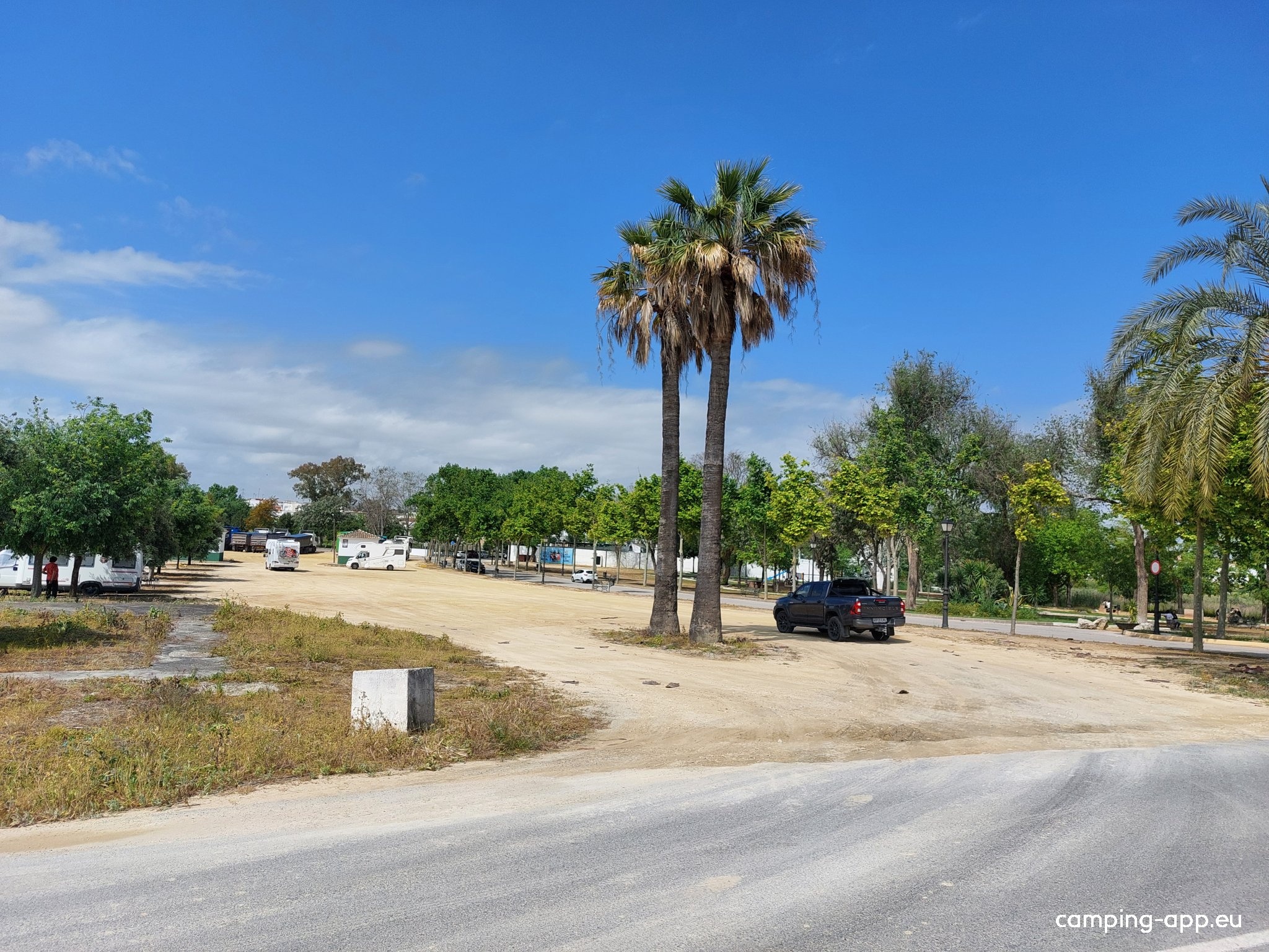 Parkplatz Jédula — Stellplatz in Arcos de la Frontera