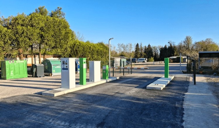 Stellplatz Schœnau — Area da campeggio in Schoenau