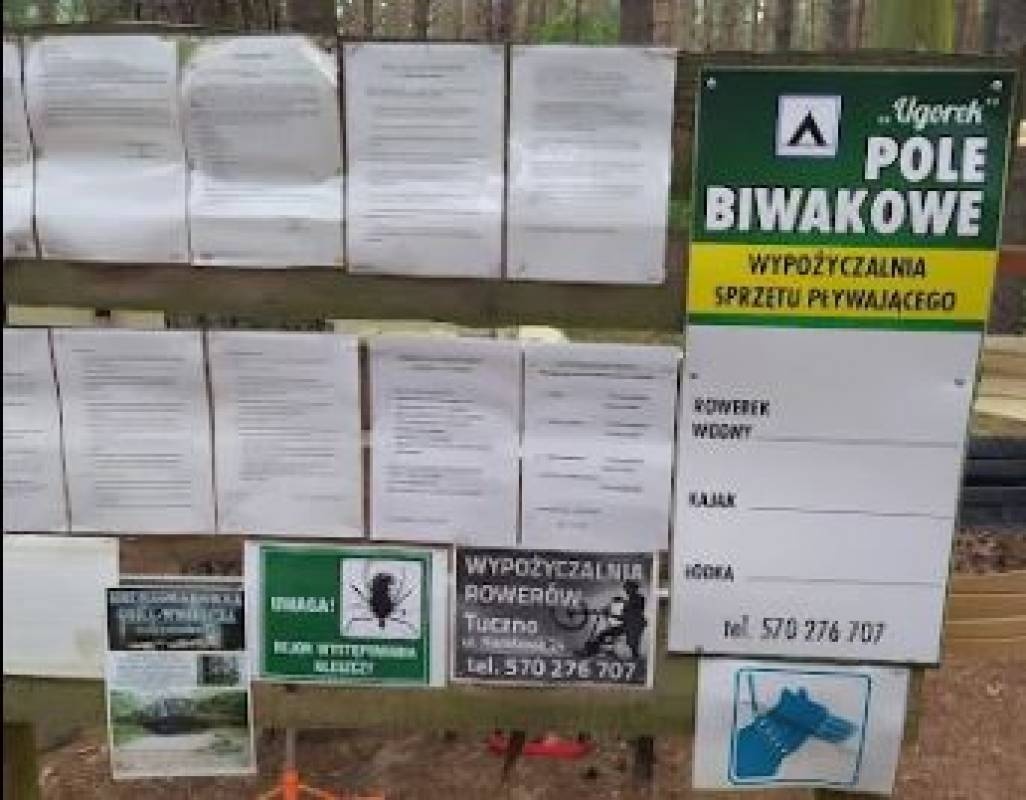 Ugorek Tuczno — Campingplass in Tuczno