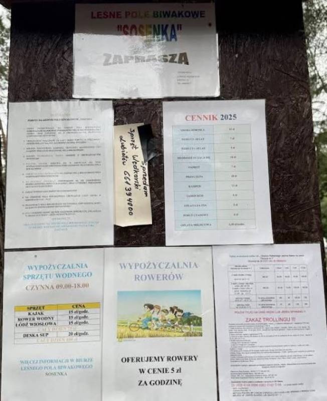 Forest camping - Sosenka — Campingplass in Gola