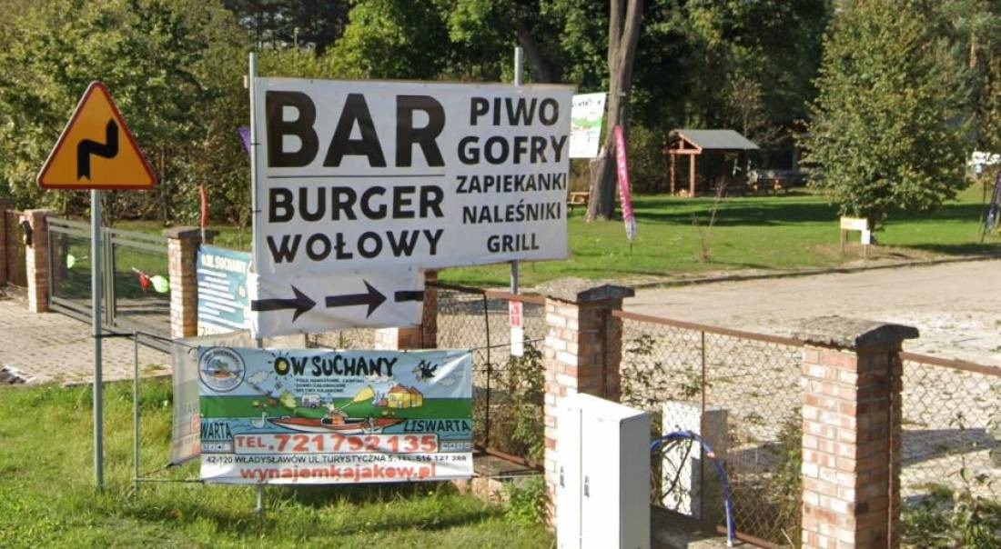 Ośrodek Wypoczynkowy Suchany Camping pole namiotowe Liswarta Warta — Campingplass in Władysławów