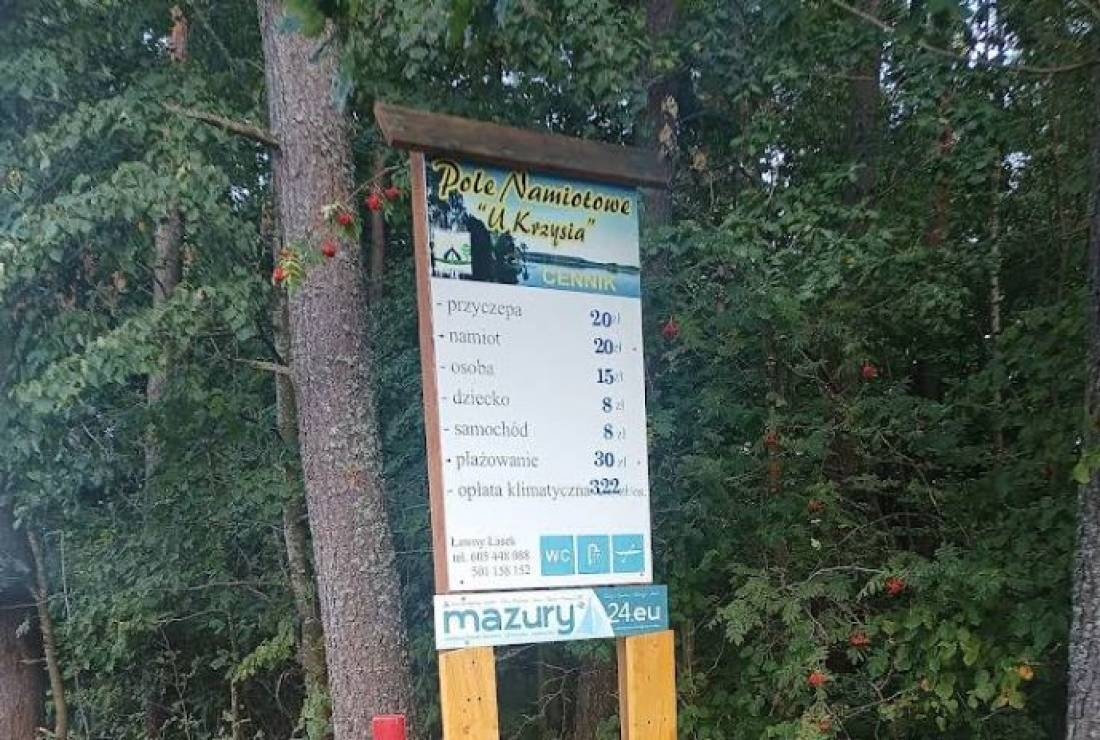 U Krzysia camping — Kamp yeri in Piecki