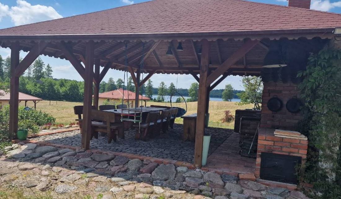 Szwalk Borecka - z sauna i balia, nad jeziorem — Kamp yeri in Szwałk