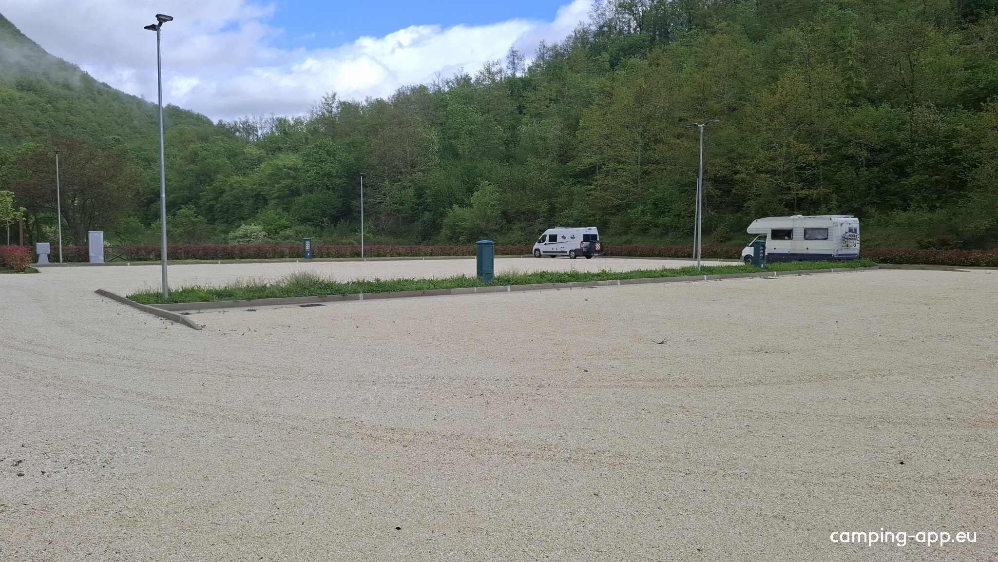 Area attrezzata per finalità turistiche - sosta camper - Località Nocelleto — Sp. parking dla kamperów in Castelsantangelo sul Nera MC