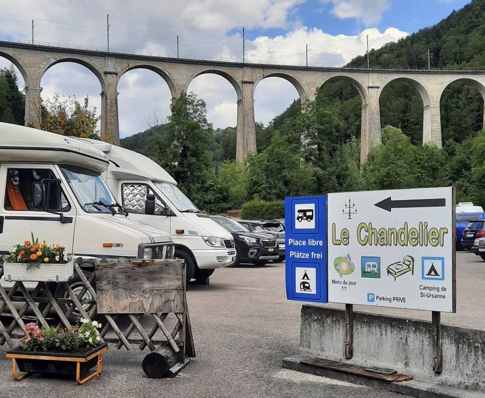 Le Chandelier — Camping in Saint-Ursanne