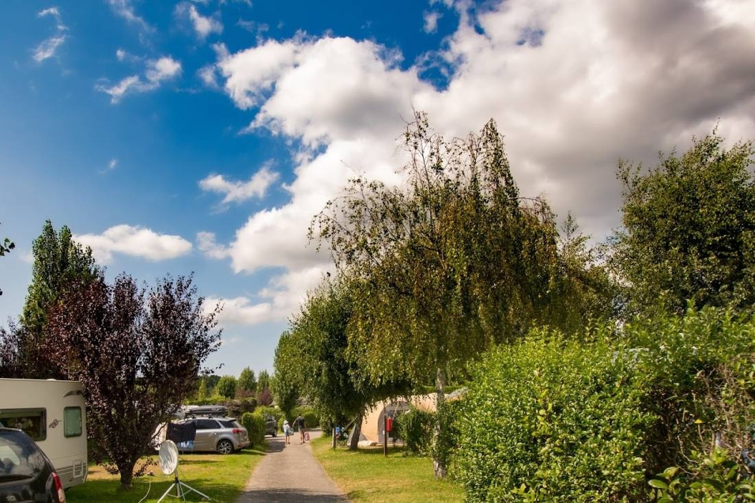 Camping de La Plage — Area da campeggio in La Trinité-sur-Mer