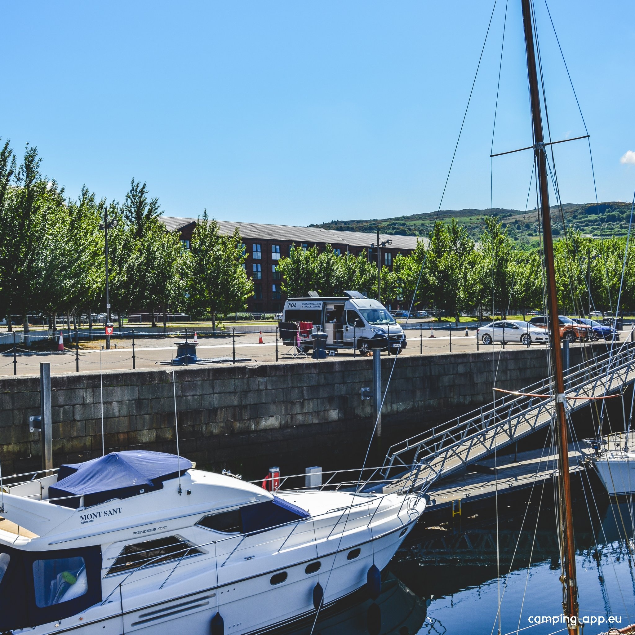 James Watt Dock Marina — Aire camping car in Greenock