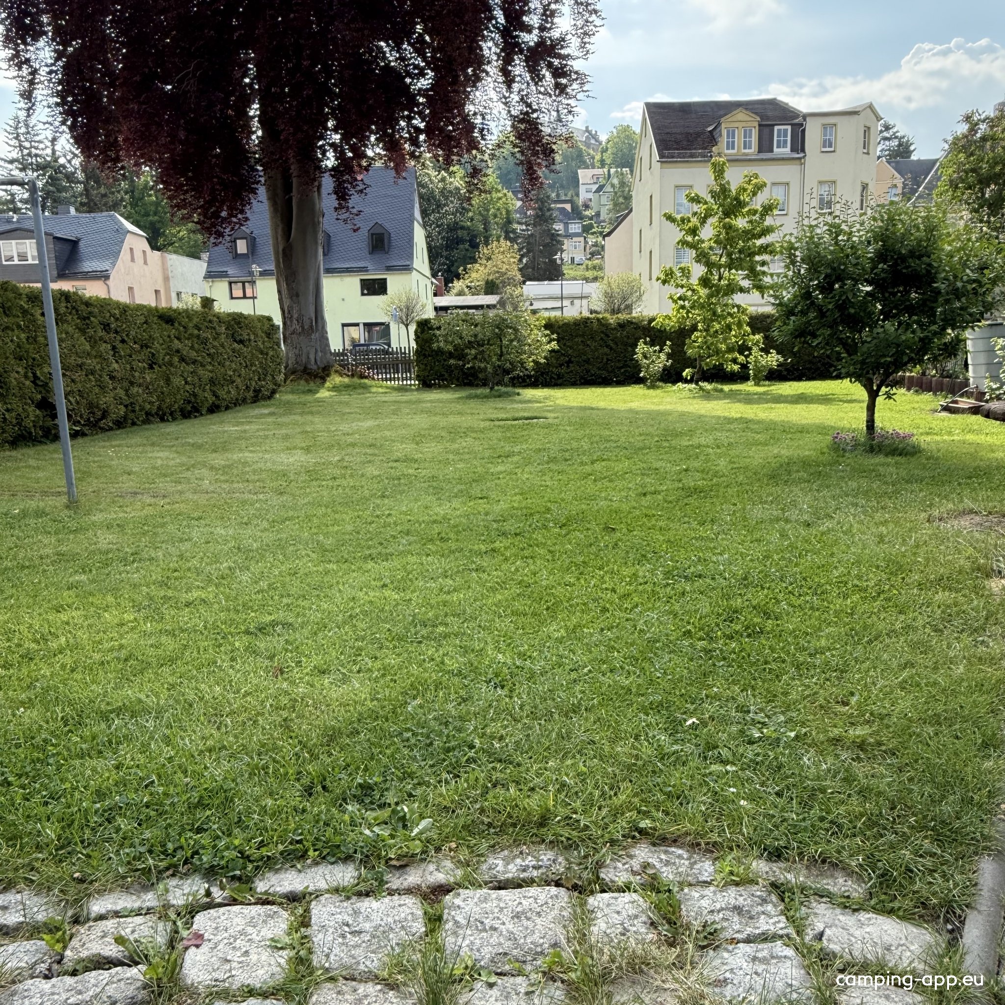 Unter der Blutbuche — Sp. parking dla kamperów in Stollberg/Erzgebirge