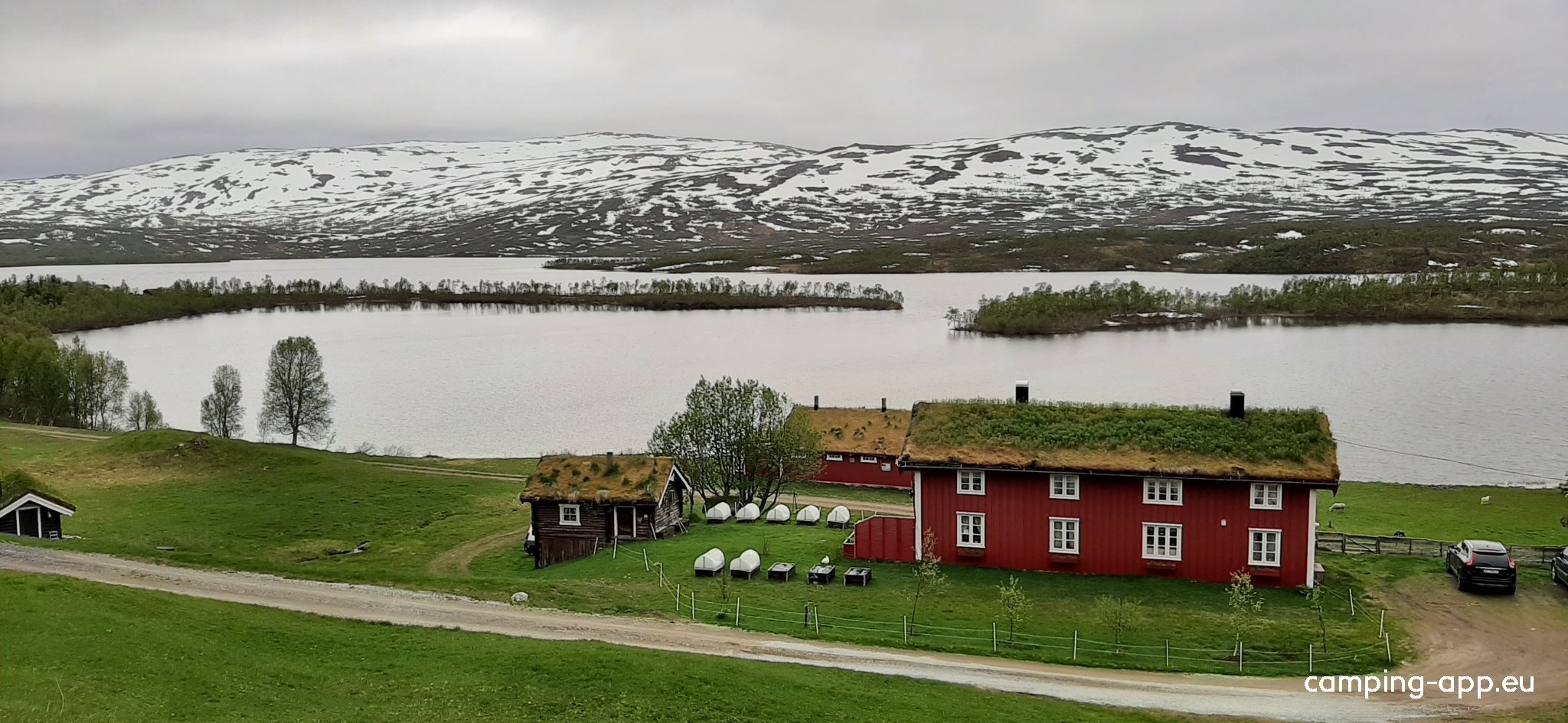 Umbukta Fjellstue — Aire camping car in Mo i Rana