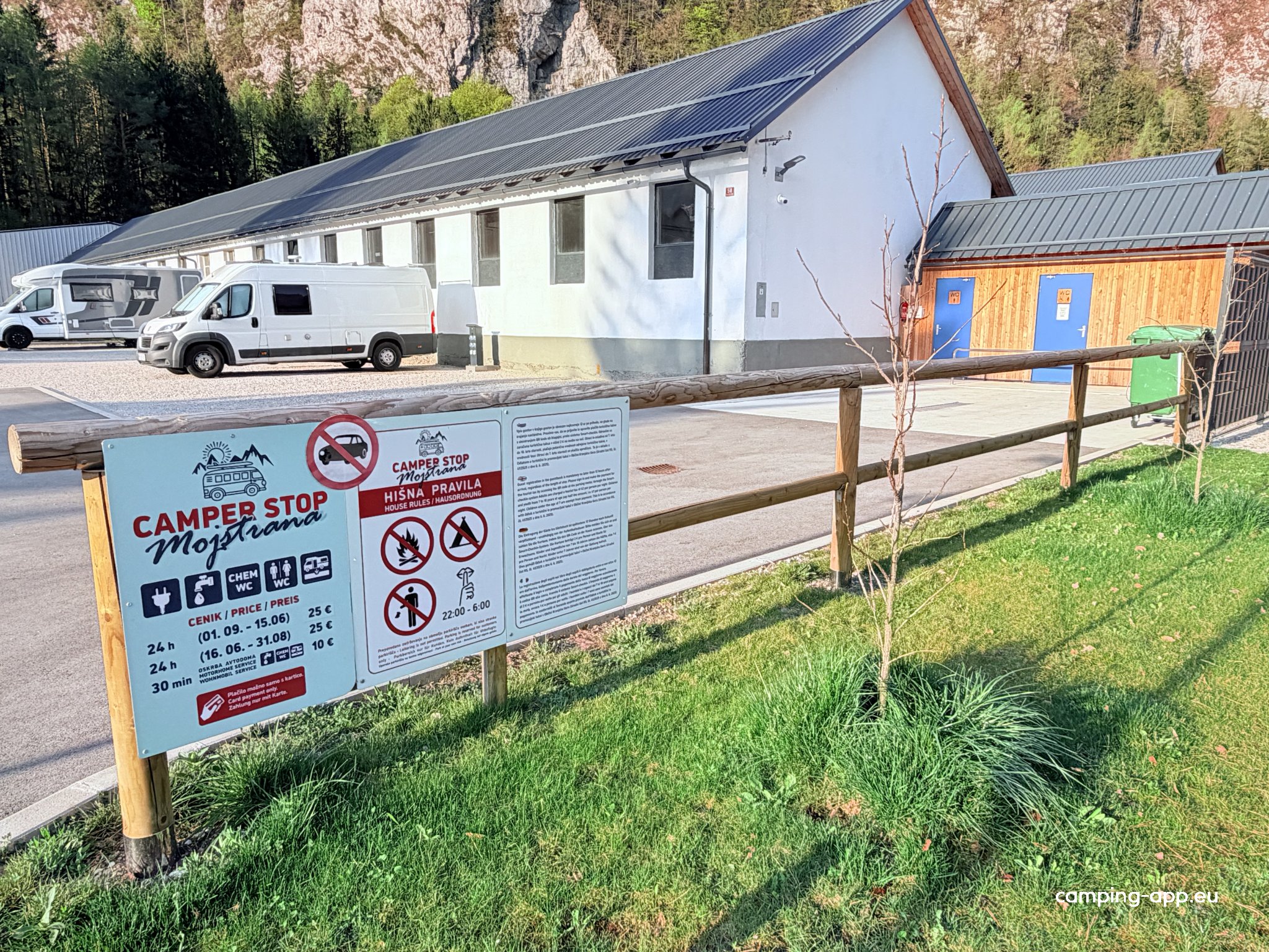 Camperstop Mojstrana — Foto 5
