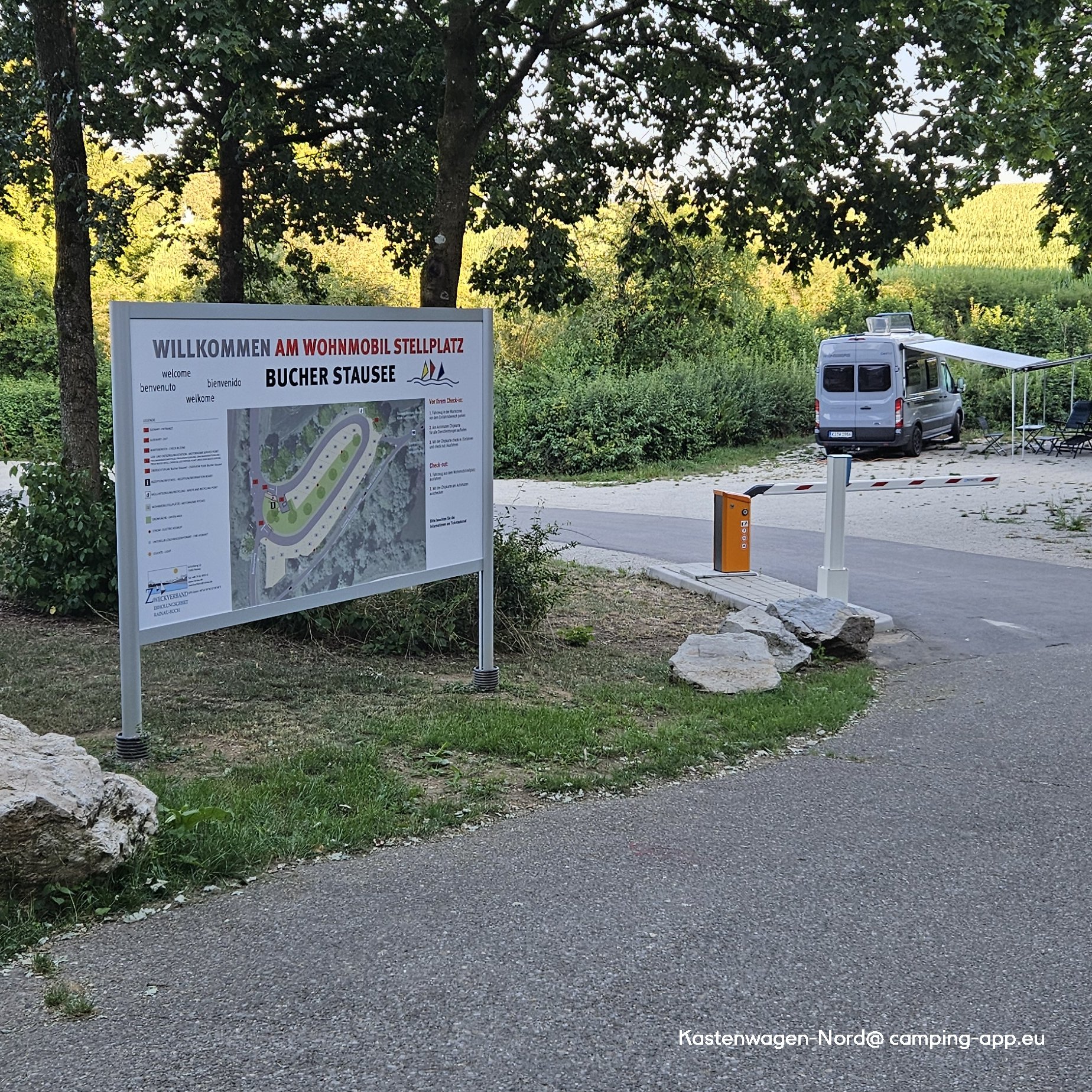 Stellplatz Rainau-Buch — Camperplads in Rainau