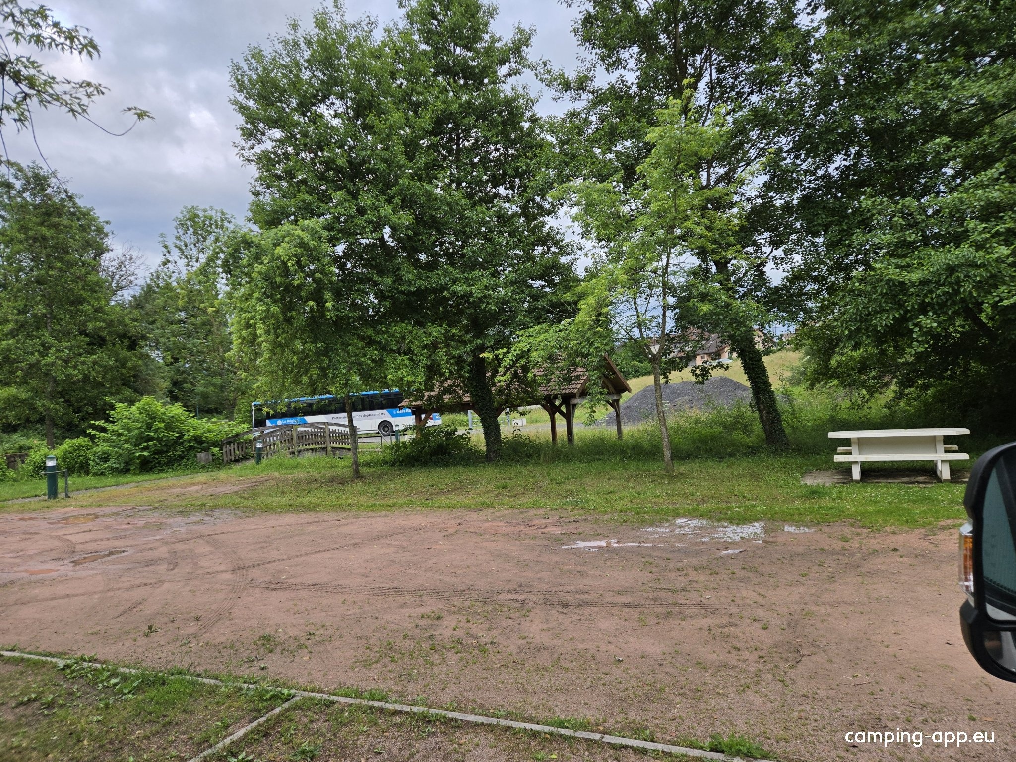 Périgny France — Aire camping car in Périgny