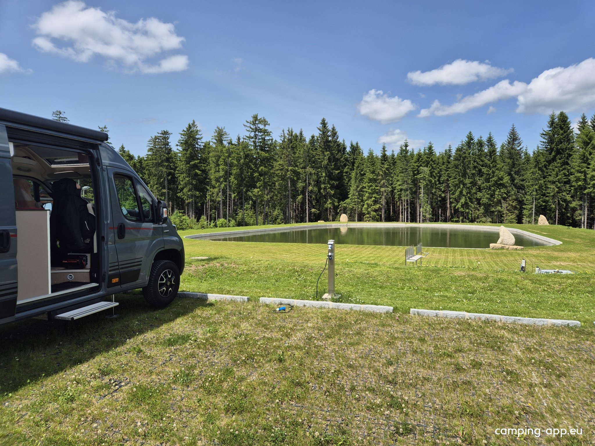 Wohnmobilhafen Liebenau — Campervan Site in Liebenau