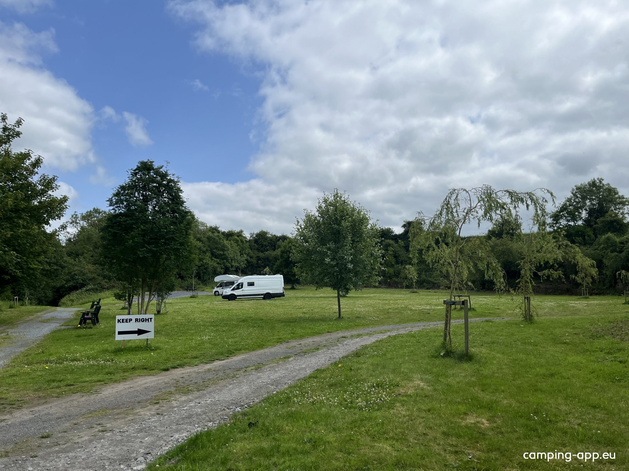 Motorhome campsite, Goresbridge — Camperplaats in 