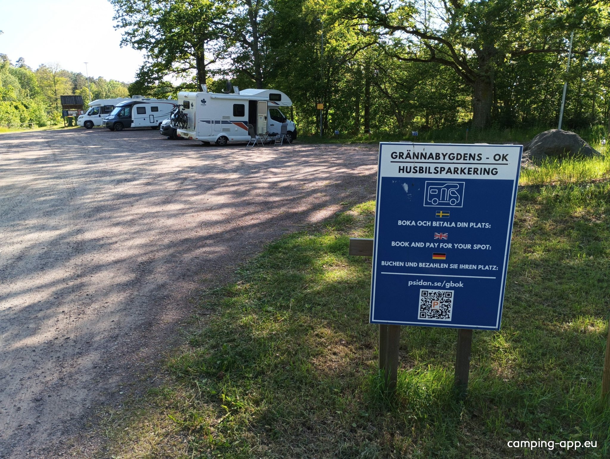 Grännabygdens OK — Bobilplass in Gränna