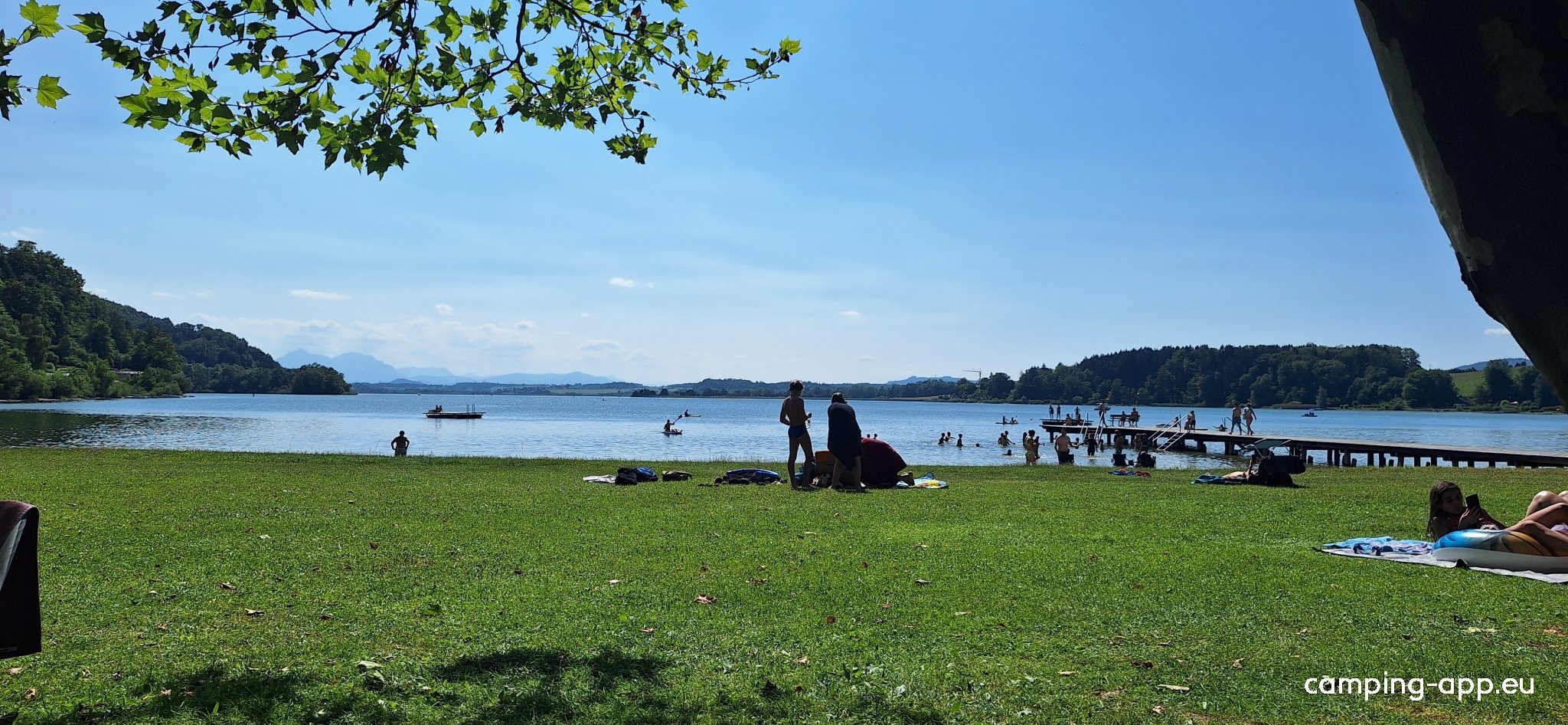 Camping Strandbad und Café Leimüller am Wallersee — Campingplatz in Neumarkt am Wallersee