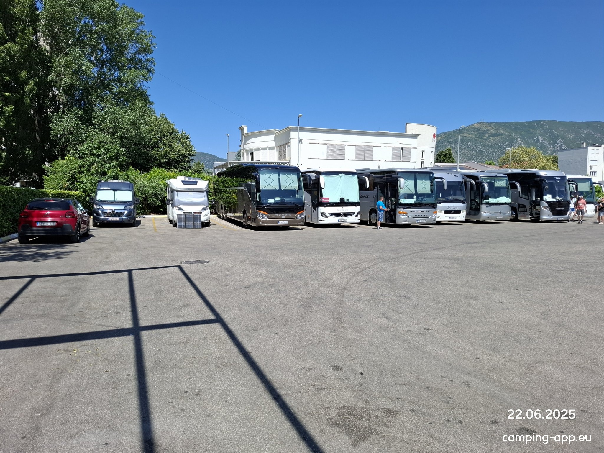 Bus Parking Campanile — Public Parking in Mostar