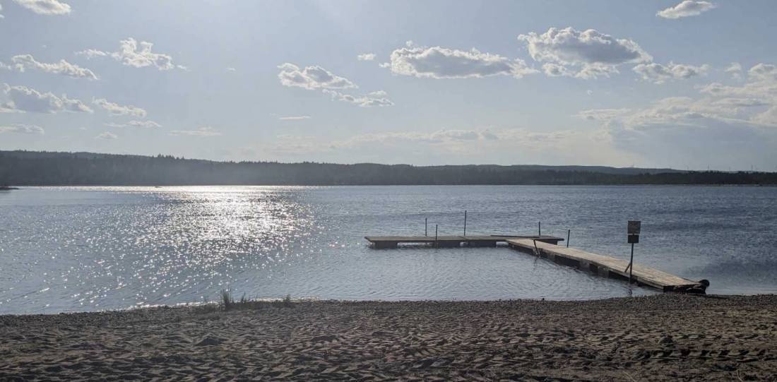 Koler badstrand — Camperplads in Piteå kommun