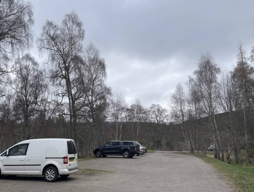 Feshiebridge Car Park — Overnight-parking in Kincraig