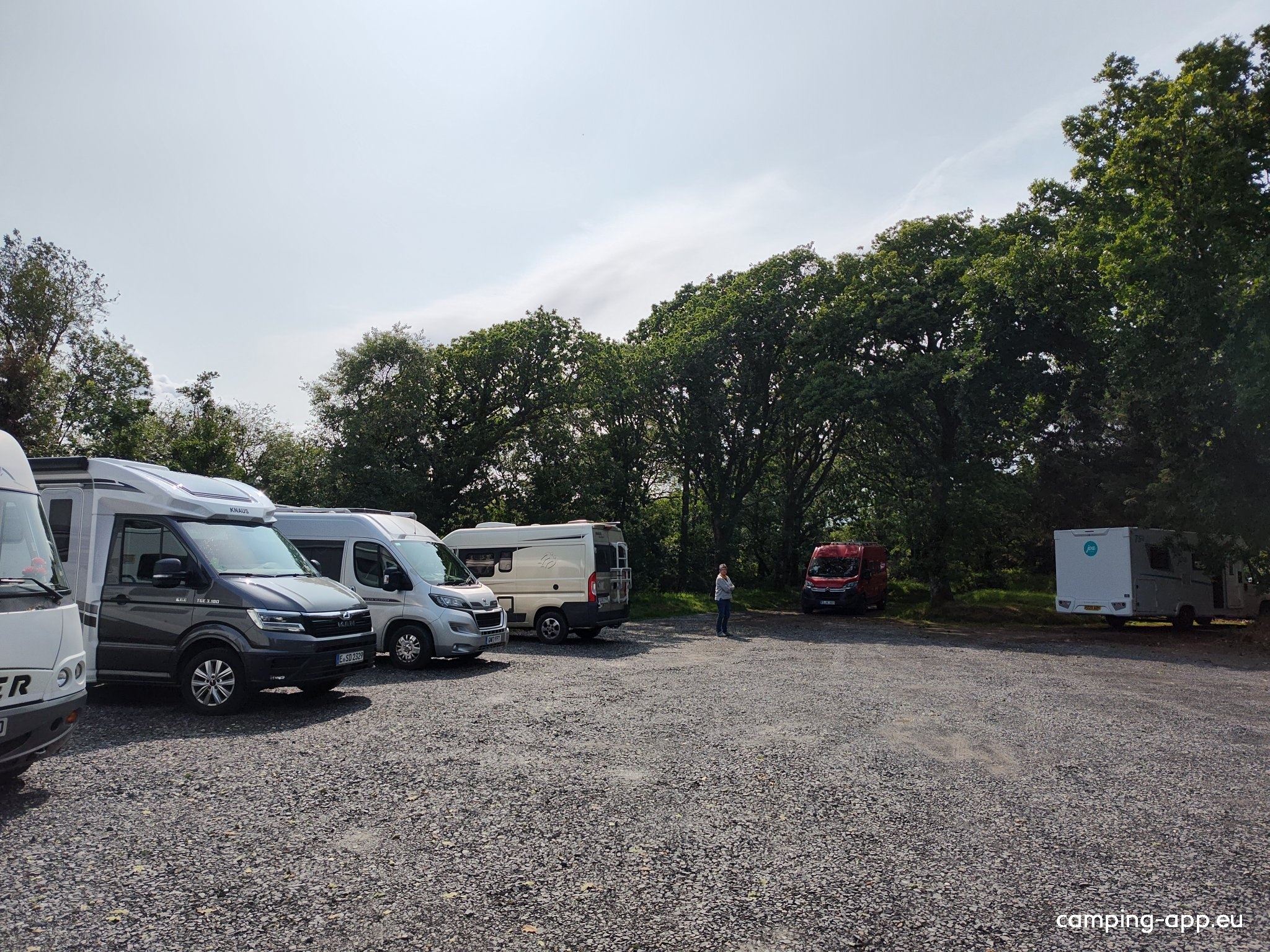 Caerlaverock Castle Corner Camp Site — Aire camping car in 