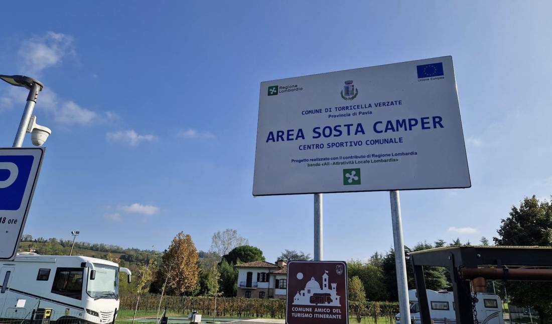 Stallplatz Torricella Verzate — Camperplaats in Torricella Verzate